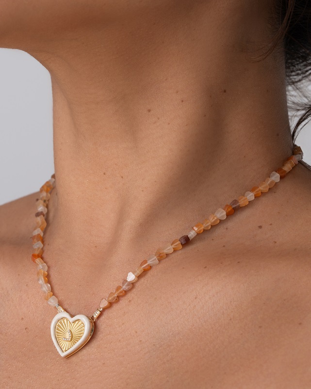 Sunset Hearts - 4mm
